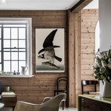 Hawk with Fish Wall Chart