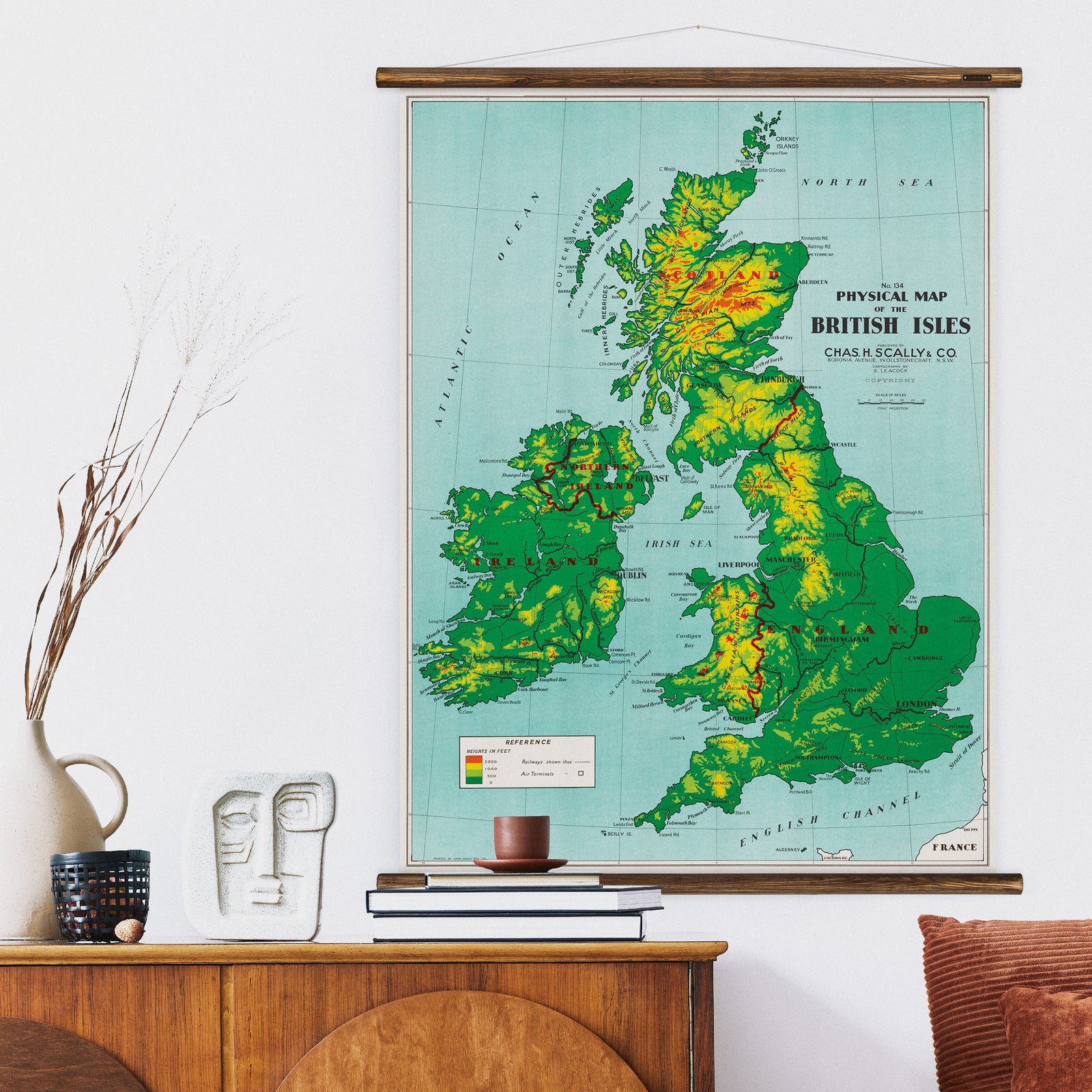 The British Isles Map – Erstwhile