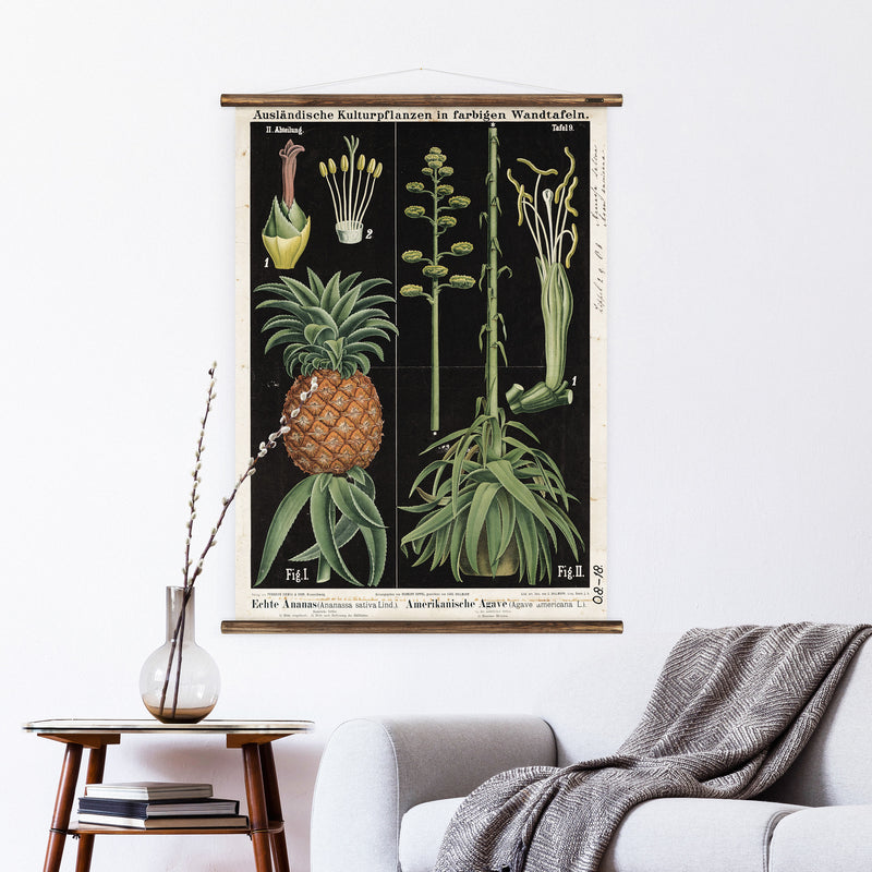 Pineapple & Agave Wall Chart