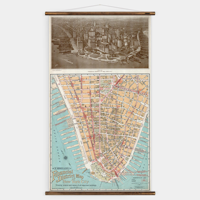 New York Financial District Map