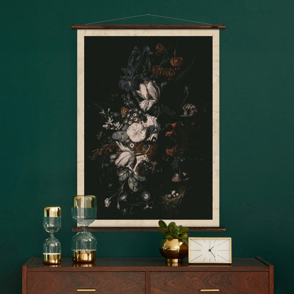 Flowers with Nest Wall Chart